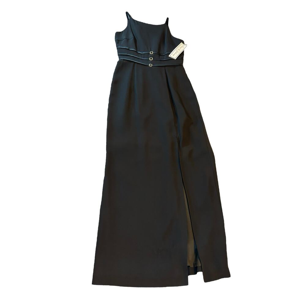 NWT Vintage Dave and Johnny Black Formal Dress - Size 8 - Picture 3 of 13
